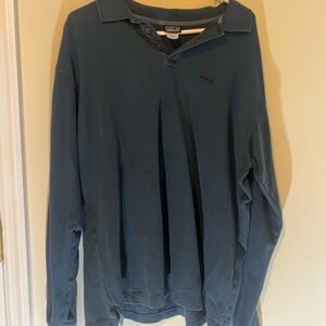 Patagonia Men's Teal Long Sleeve Polo